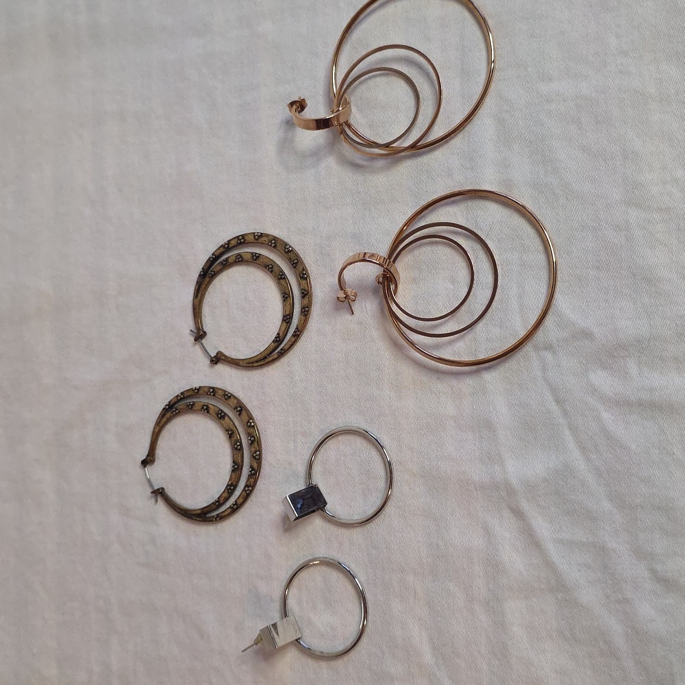 Hoop Earring Bundle (3 Pairs) [2/$10]